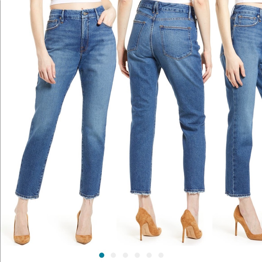 NWT Good American Good Classic Jean, sz 25